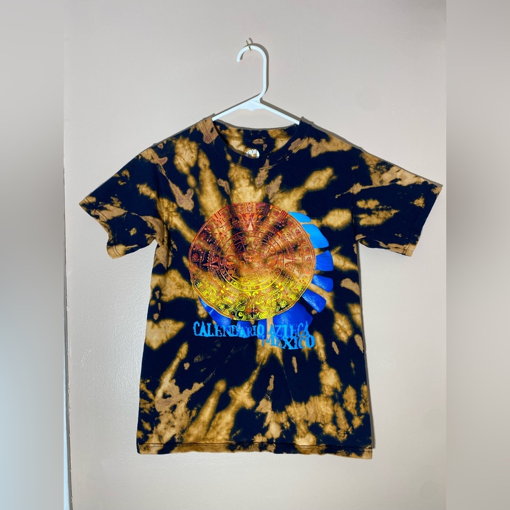 Tie-Dye Mexico Retro Graphic T-Shirt—Small